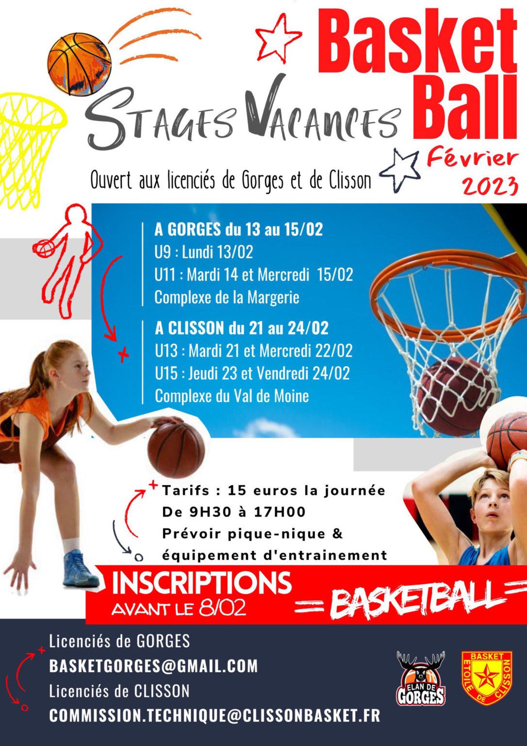 Archives des Actualités Étoile de Clisson Basket